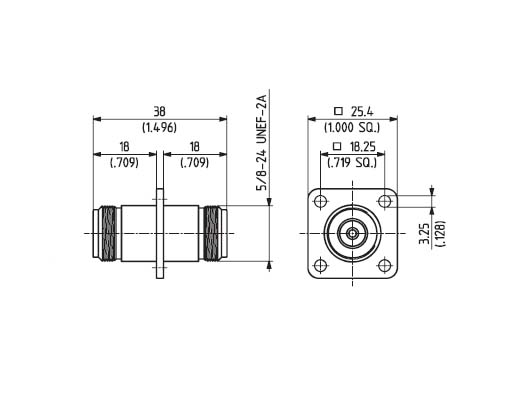 HuberSuhner/Adapter/37_N-50-0-1/133_NE